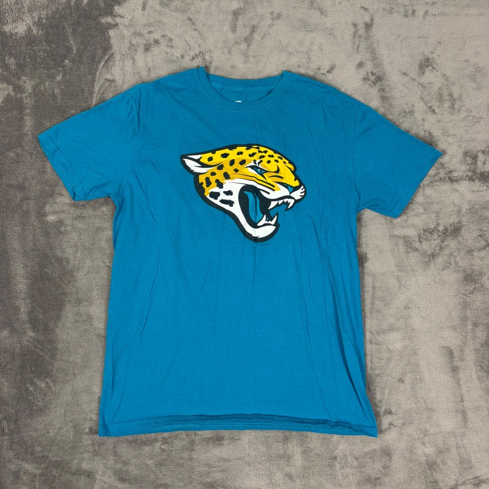 Fanatics T-Shirt Mens Large Teal Trevor Lawrence 16 Jacksonville Jaguars NFL